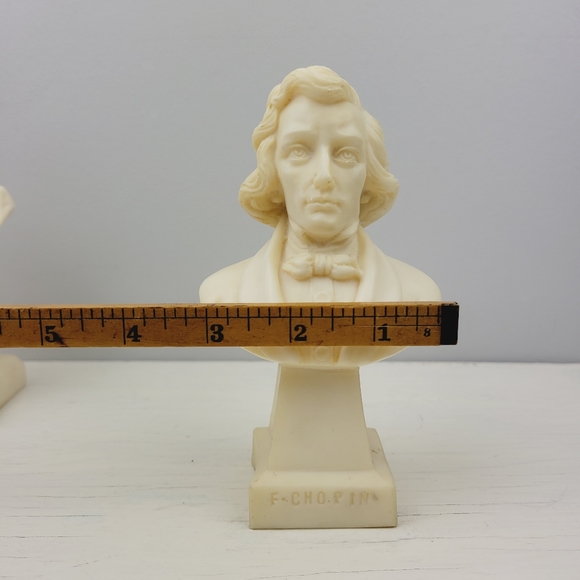 Bethoven and Chopin Resin Bust Sculptures made in Italy - Picture 15 of 16